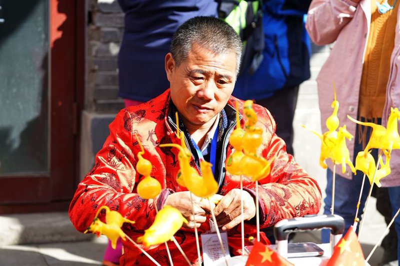 吹糖人